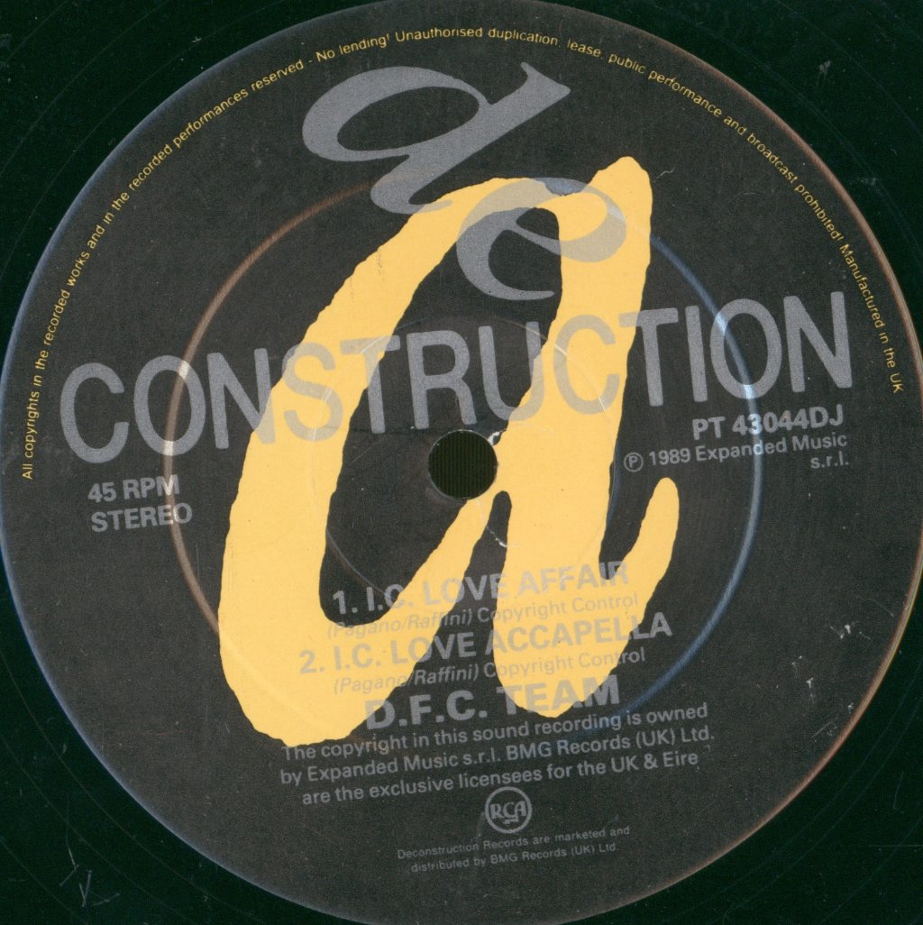 D.F.C. Team - I.C. - 12 Inch