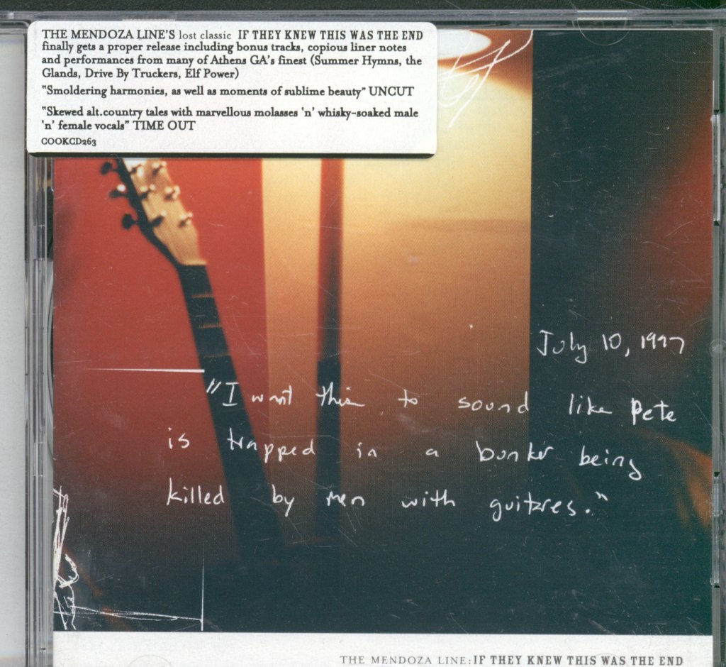 Mendoza Line - If They Knew This Was The End - Cd