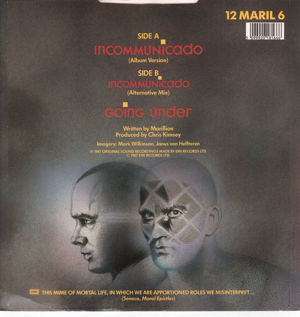 Marillion - Incommunicado - 12 Inch