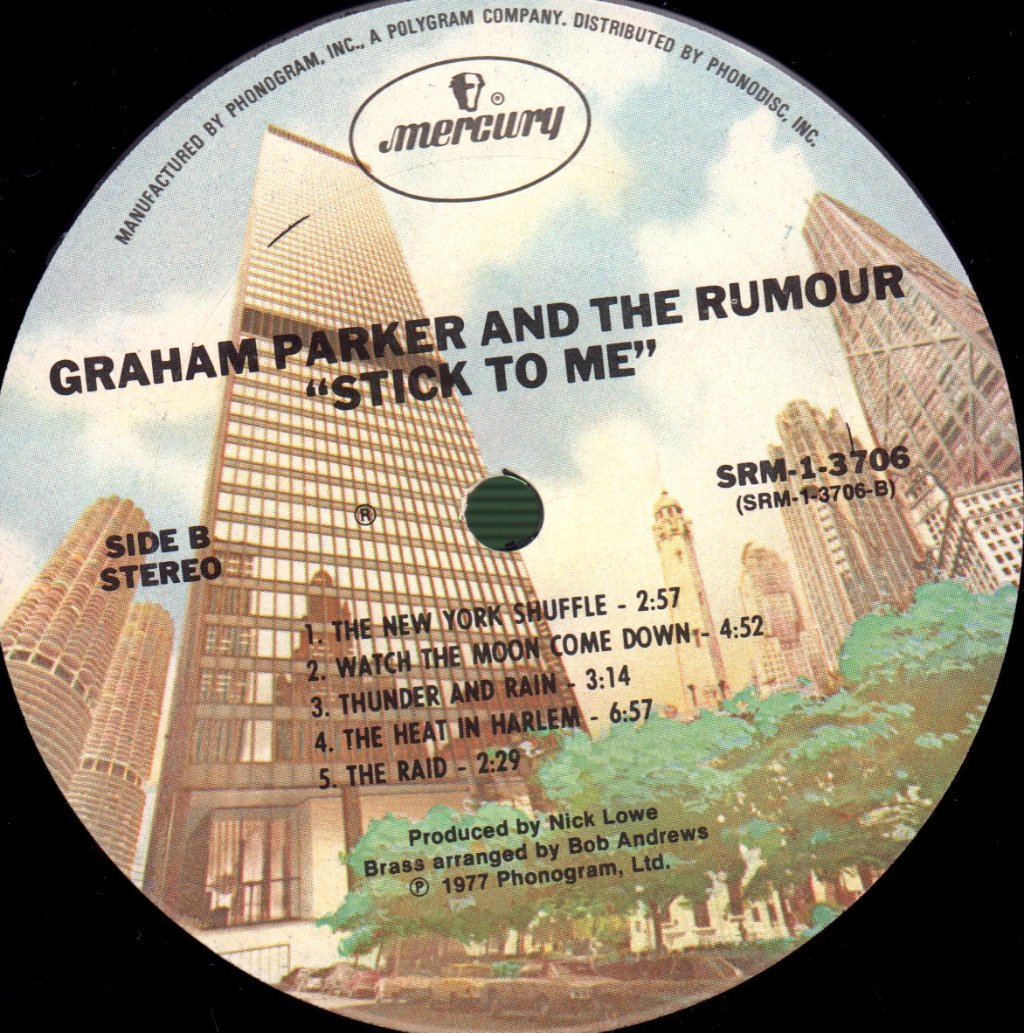 Graham Parker And The Rumour - Stick To Me - Lp