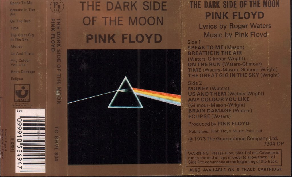 Pink Floyd - Dark Side Of The Moon - Cassette