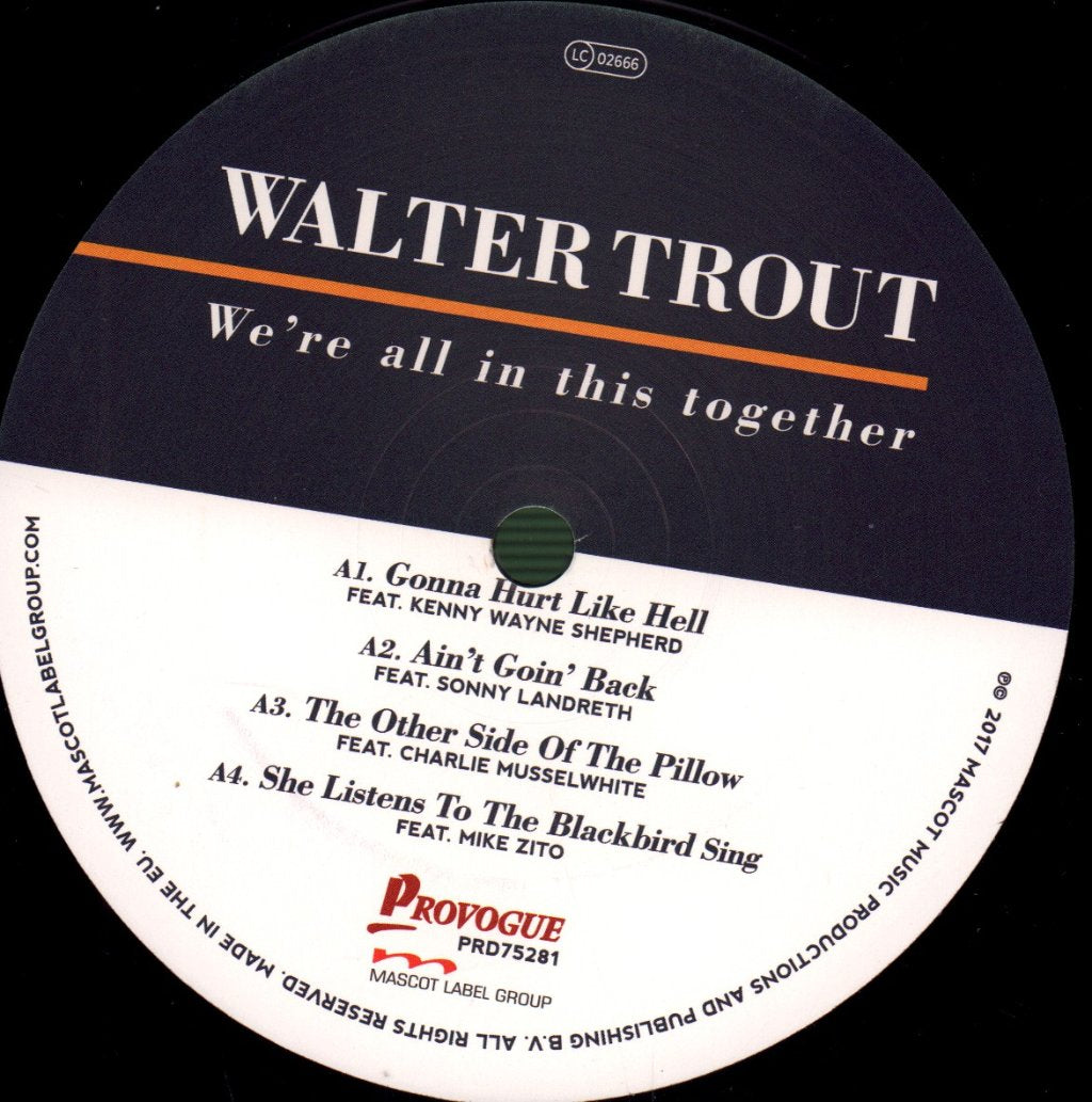 Walter Trout - We're All In This Together - Double Lp