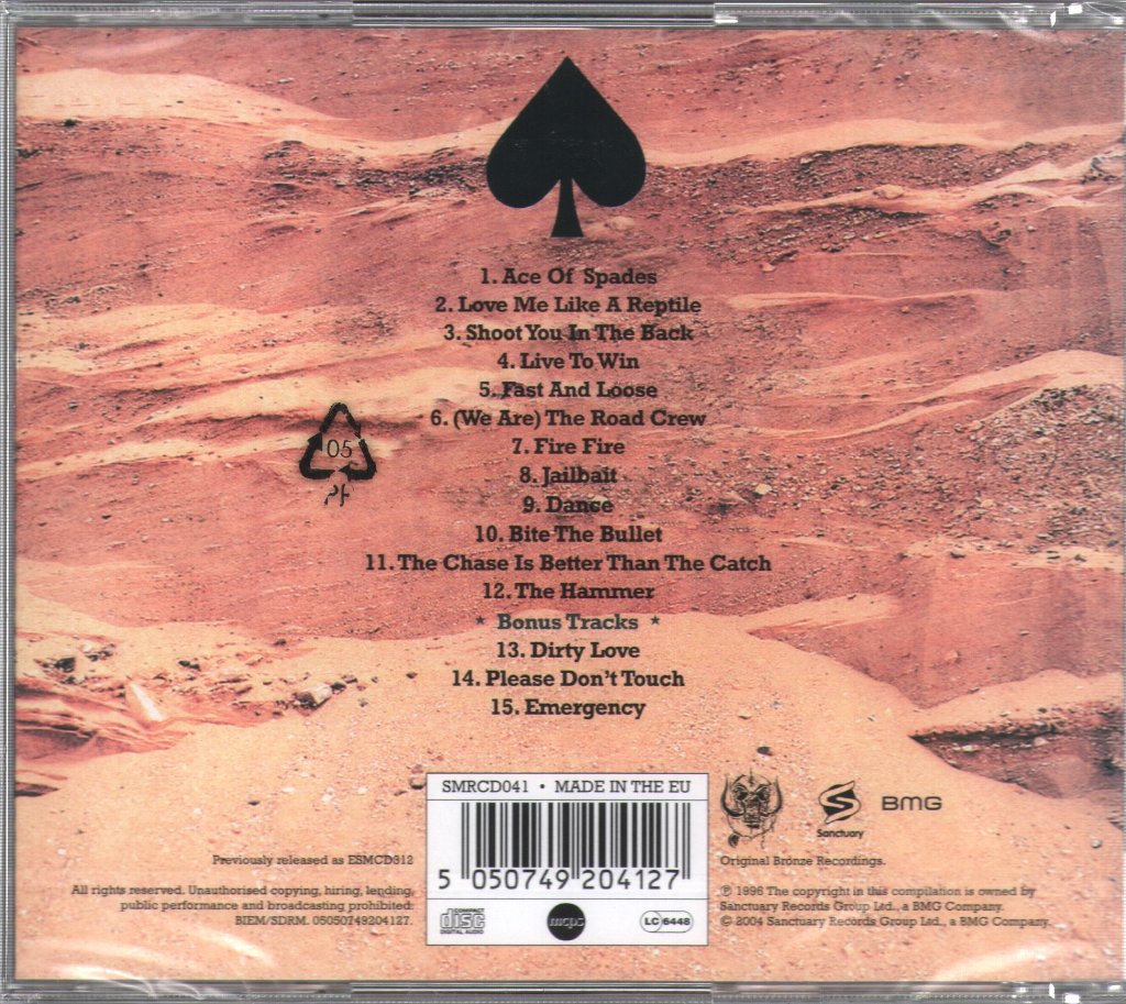 Motorhead - Ace Of Spades - Cd