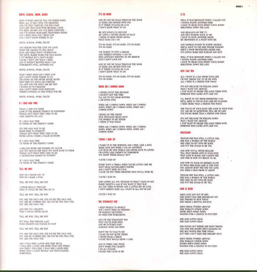 Godfathers - Birth, School, Work, Death - Lp