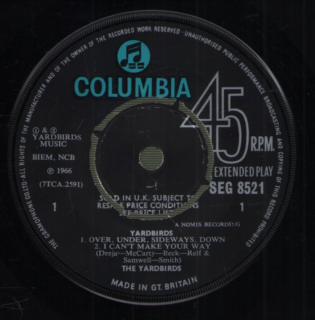 Yardbirds - Roger The Engineer - 7 Inch