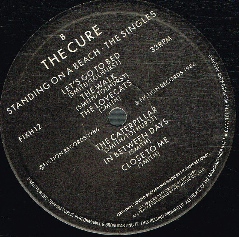 Cure - Standing On A Beach (Singles) - Lp