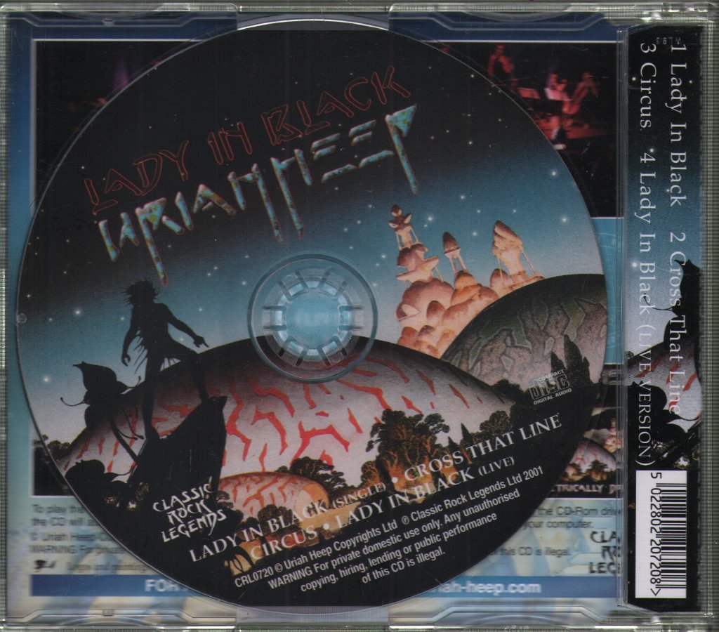 Uriah Heep Featuring Ian Anderson - Lady In Black - Cd