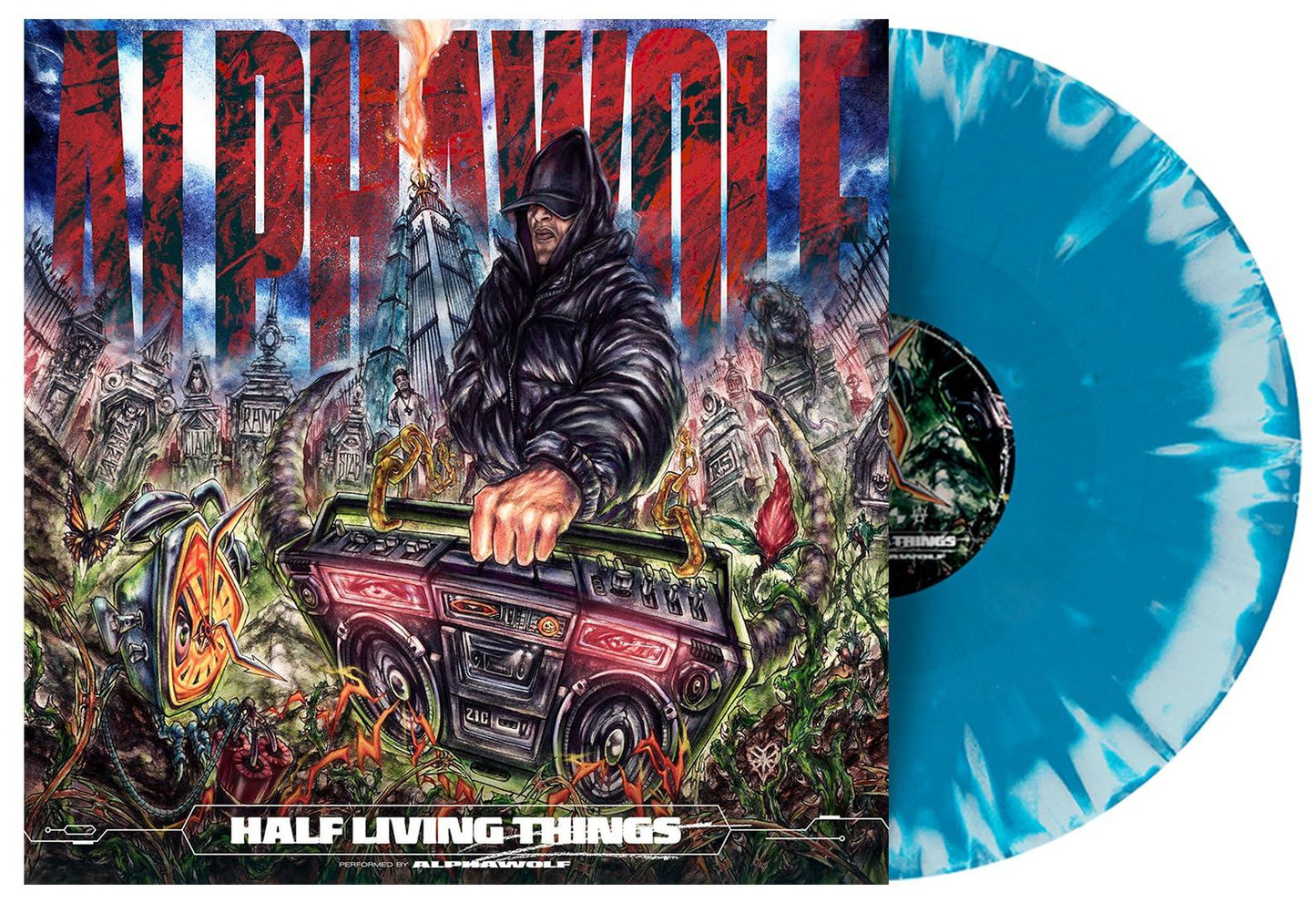 Alpha Wolf - Half Living Things(Blue&dark Blue) - Lp