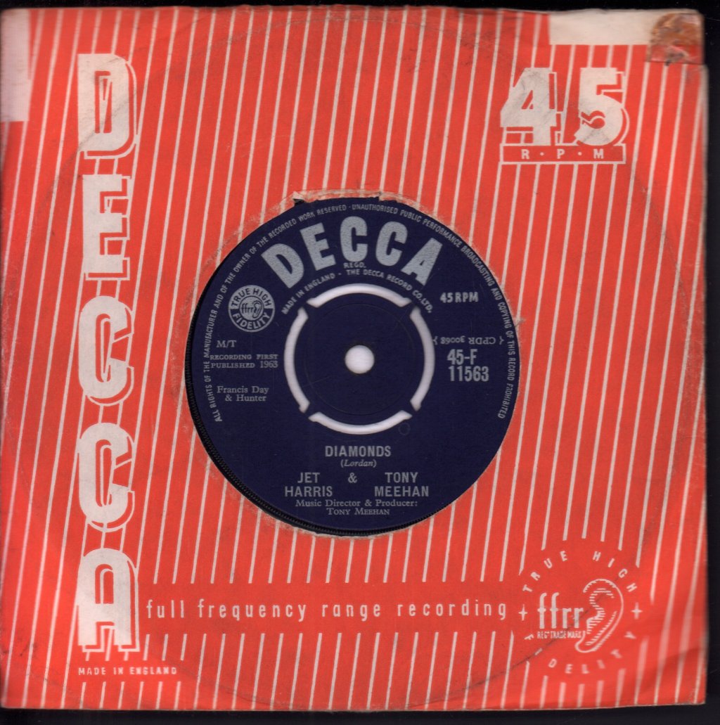 Jet Harris And Tony Meehan - Diamonds - 7 Inch