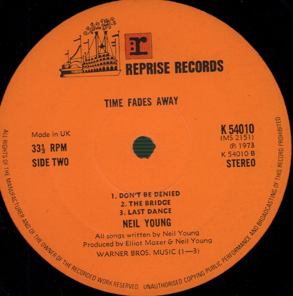 Neil Young - Time Fades Away - Lp