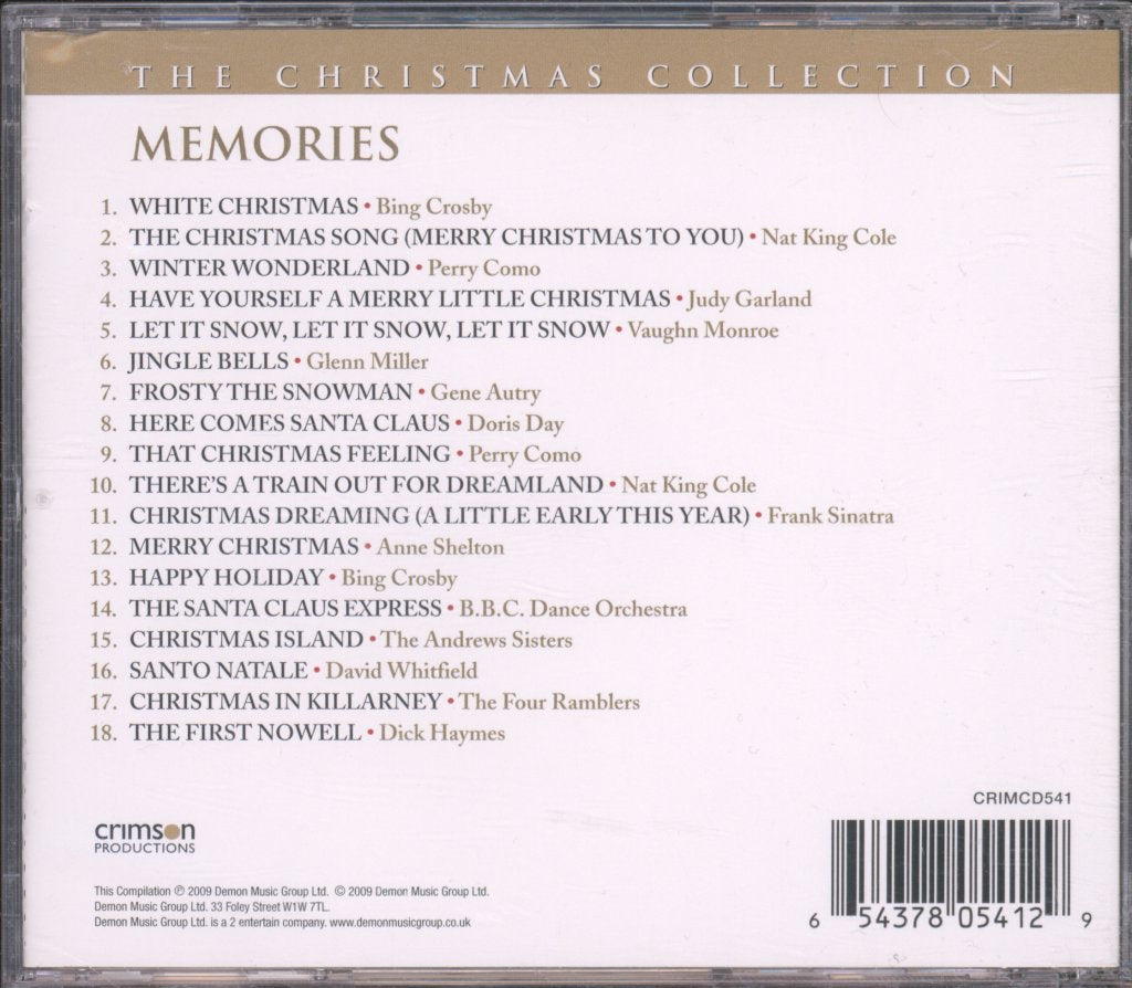 Various Artists - Memories - The Christmas Collection - Cd