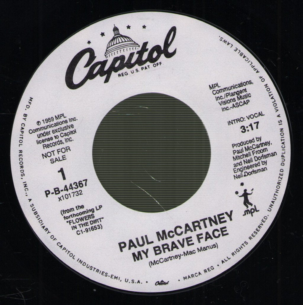 Paul McCartney - My Brave Face - 7 Inch