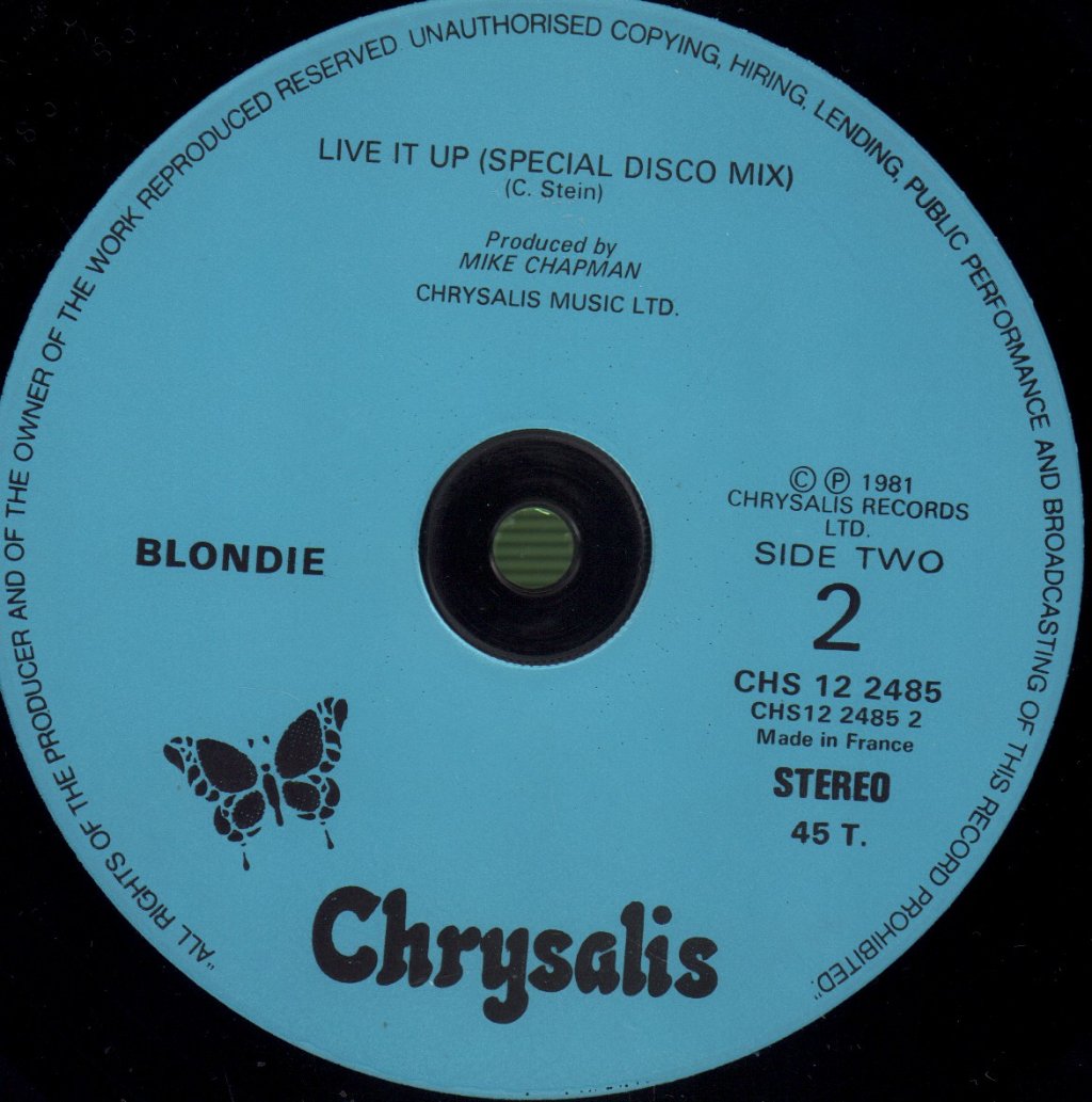 Blondie - Rapture - 12 Inch