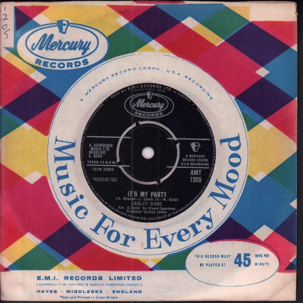 Lesley Gore - It's My Party - 7 Inch