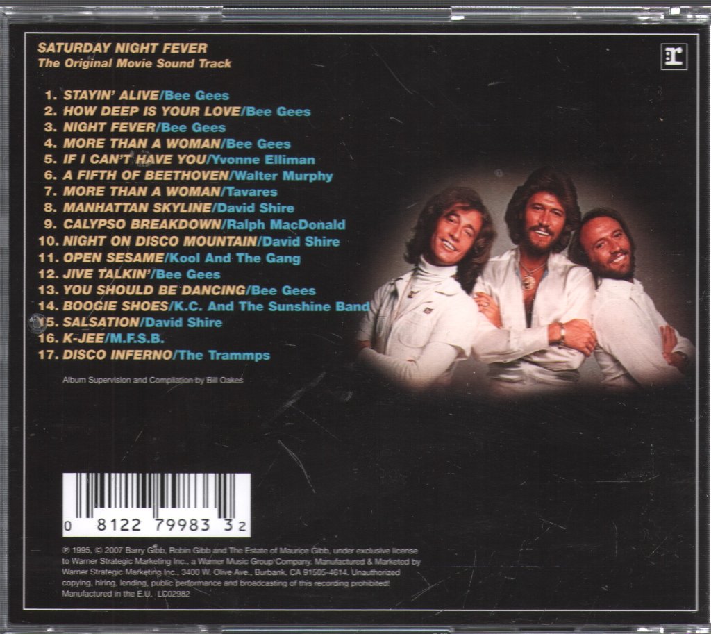 Saturday Night Fever - The Original Movie Soundtrack - Cd