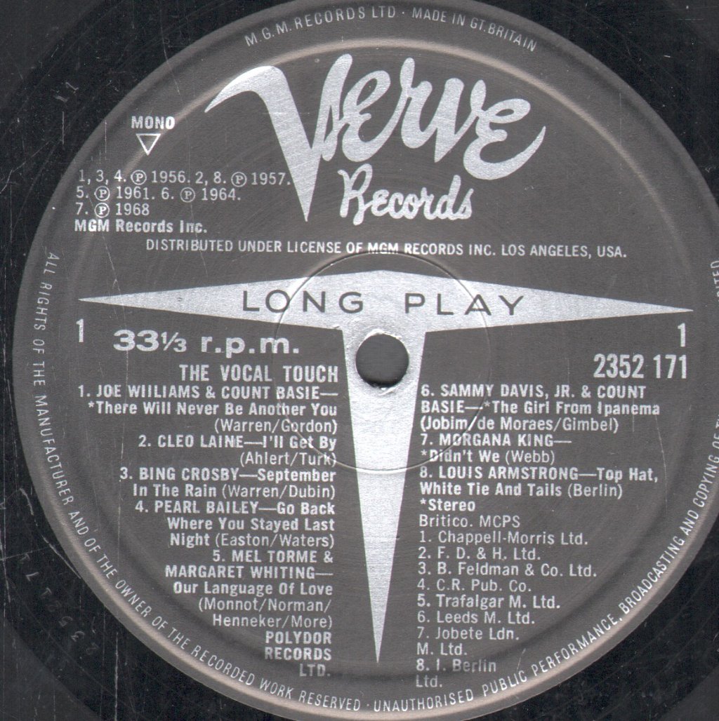 Various Artists - Vocal Touch - Lp