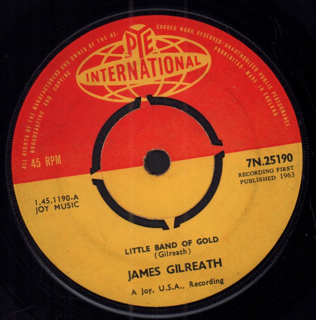 James Gilreath - Little Band Of Gold - 7 Inch