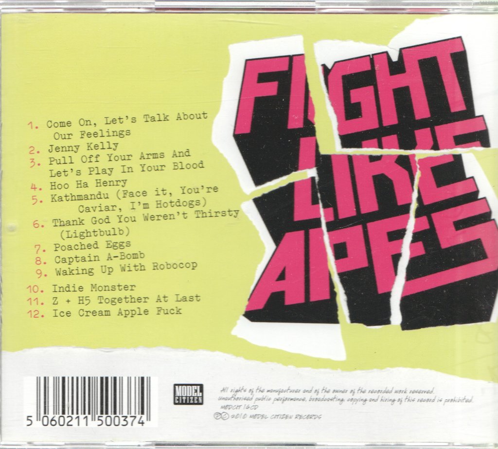 Fight Like Apes - Body Of Christ And The Legs Of Tina Turner - Cd