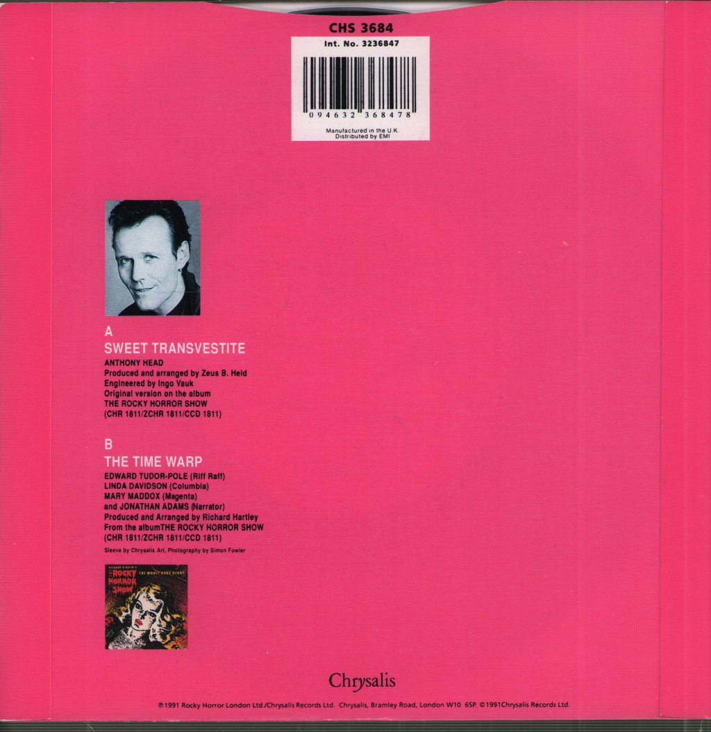Anthony Head - Sweet Transvestite - 7 Inch