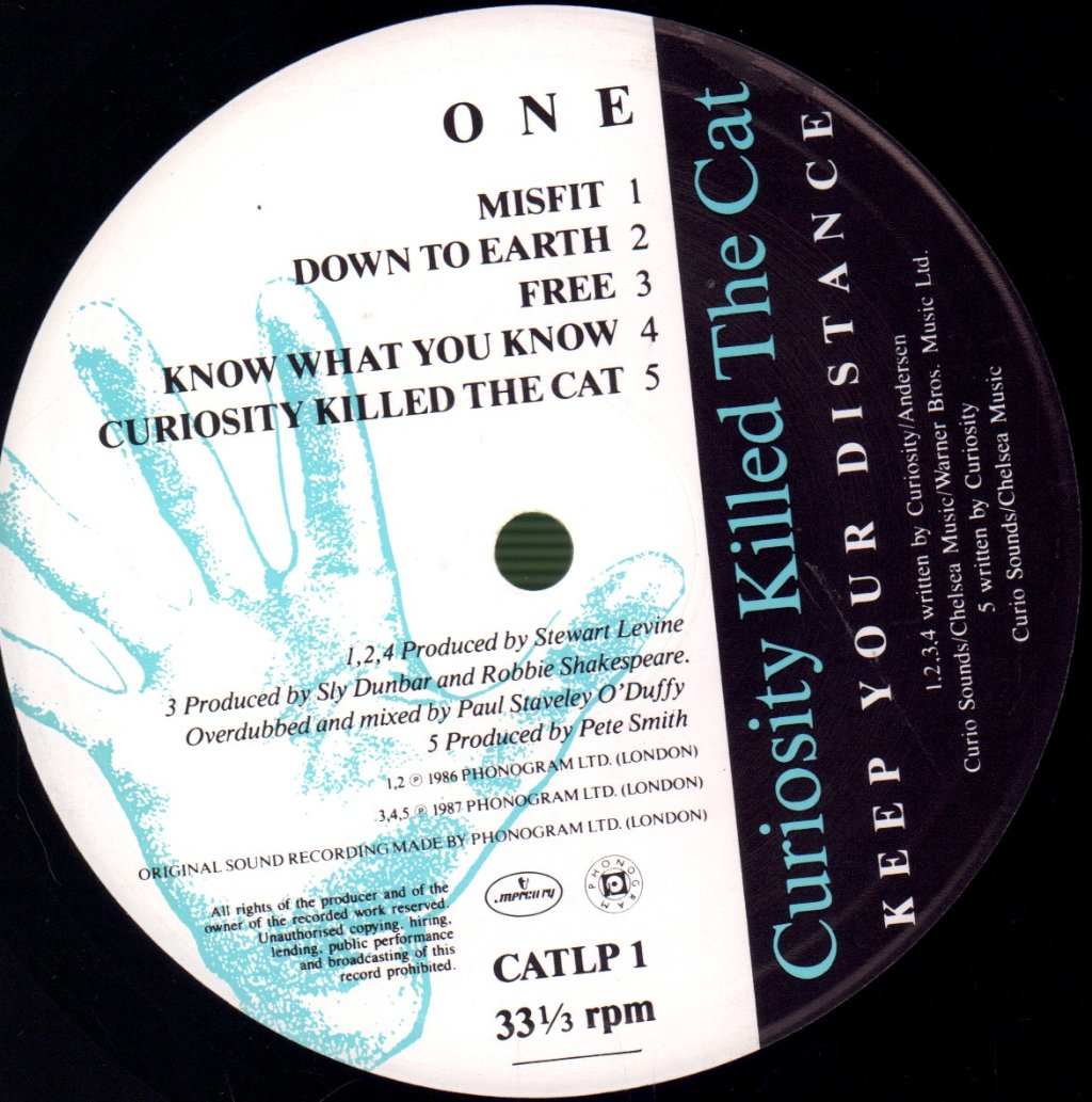 Curiosity Killed The Cat - Keep Your Distance - Lp