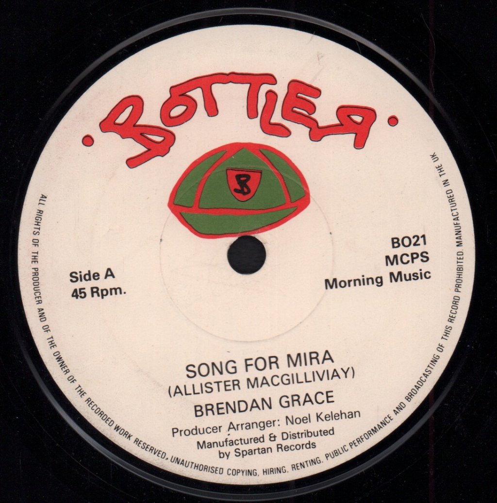 Brendan Grace - Song For Mira - 7 Inch