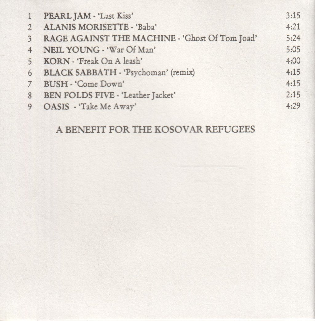 Various Artists - No Boundaries A Benefit For The Kosovar Refugees cd1 - Cdr