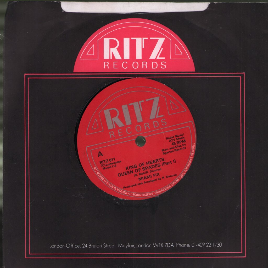 Miami Fix - King Of Hearts, Queen Of Spades (Part 1) - 7 Inch