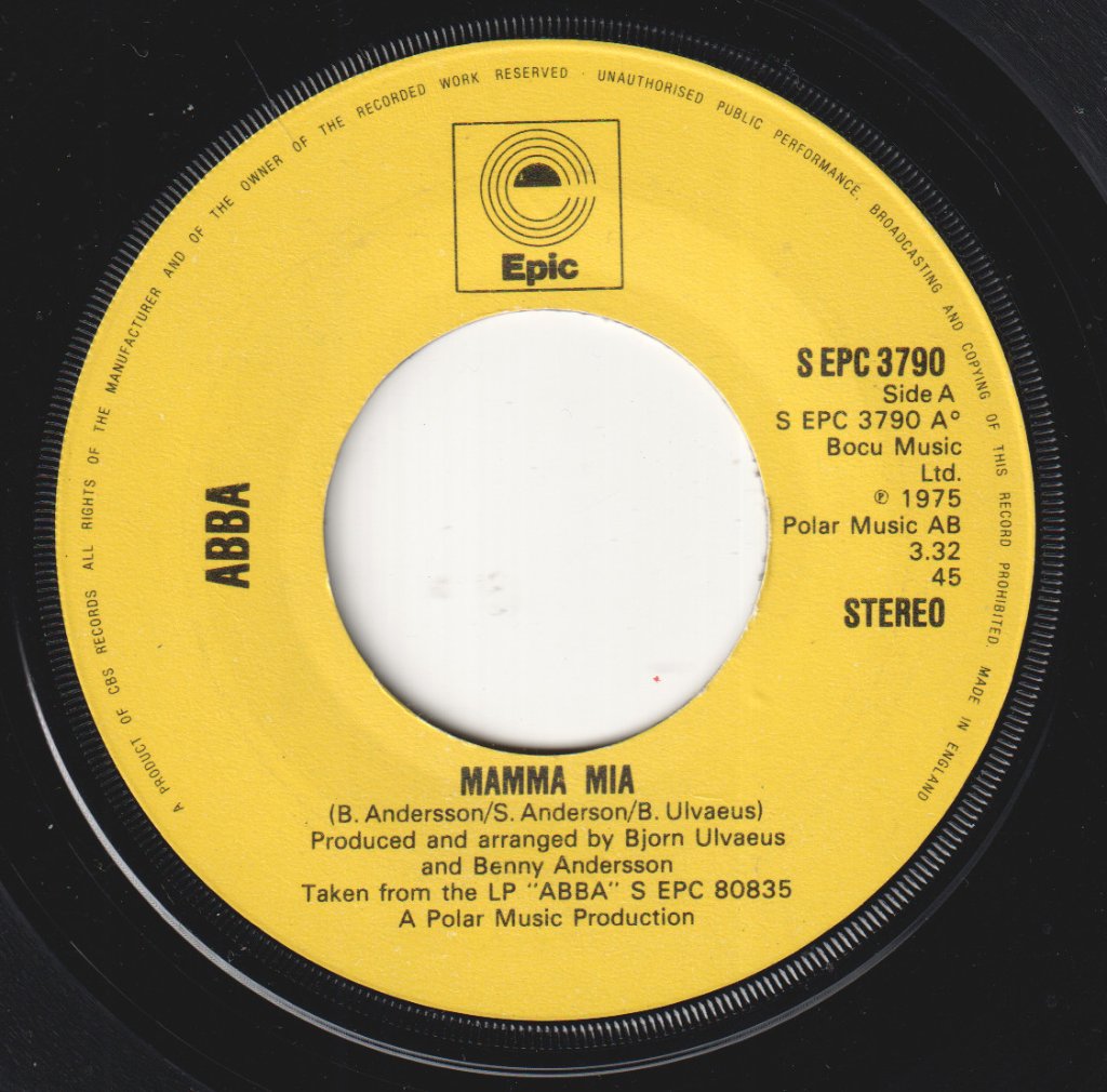 ABBA - Mamma Mia - 7 Inch
