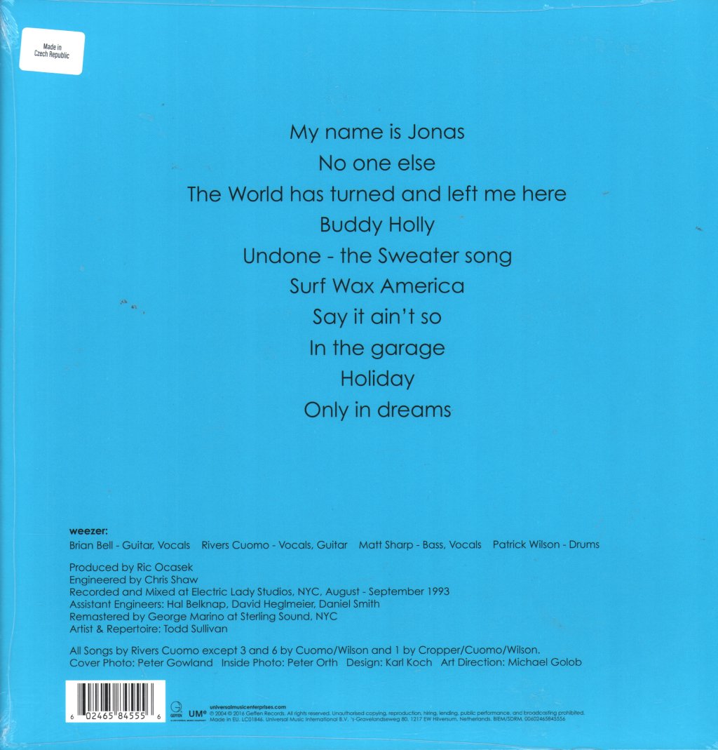 Weezer - Blue Album - Lp