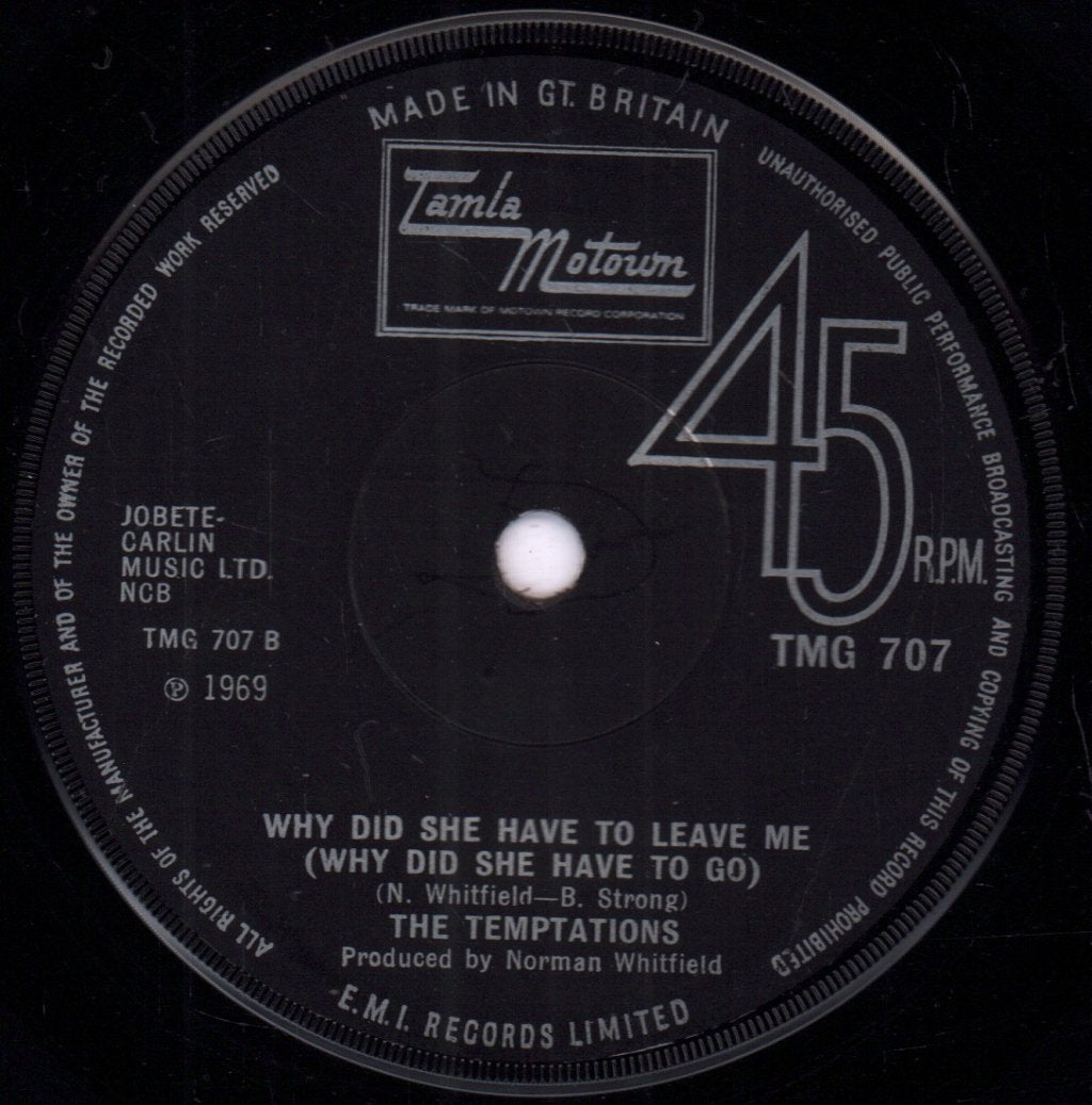 Temptations - Cloud Nine - 7 Inch