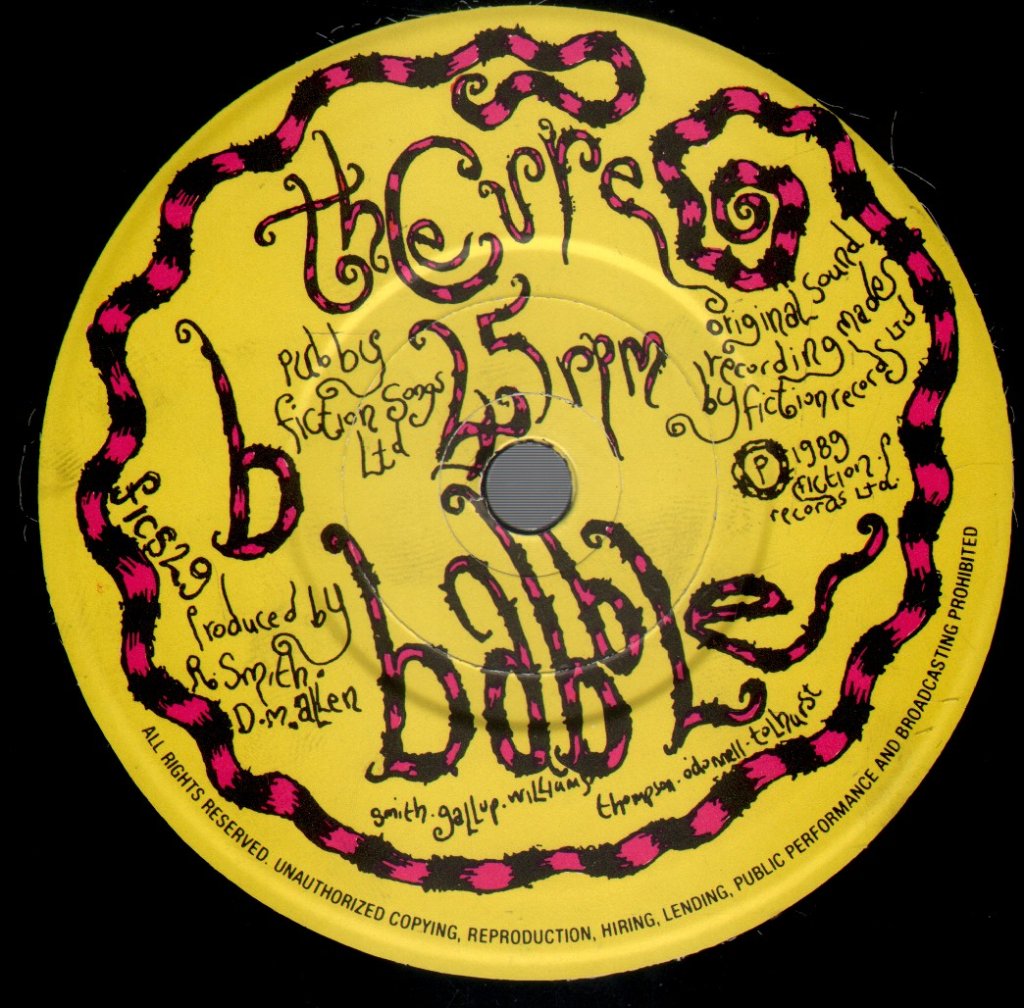 Cure - Lullaby - 7 Inch
