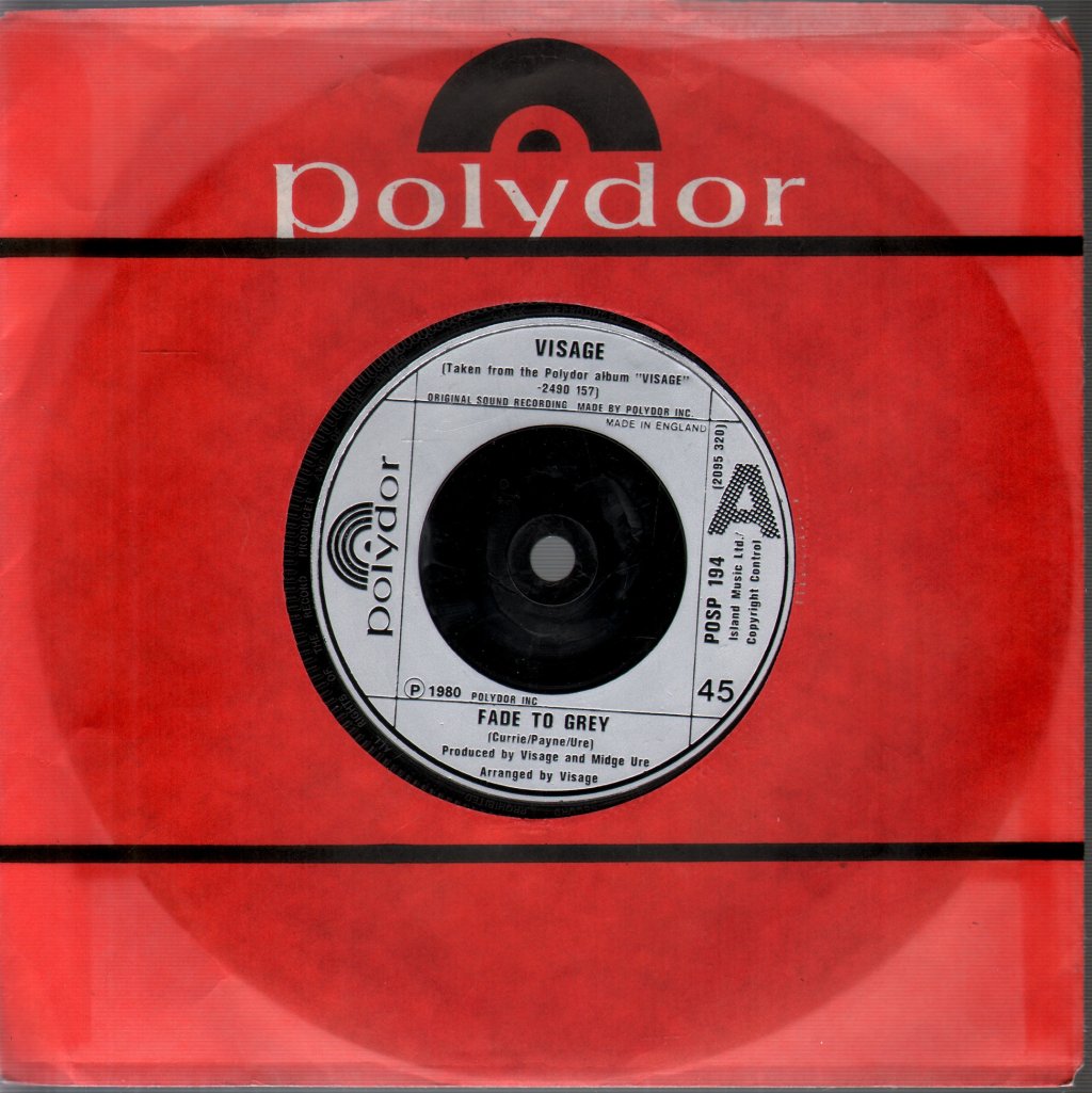 Visage - Fade To Grey - 7 Inch
