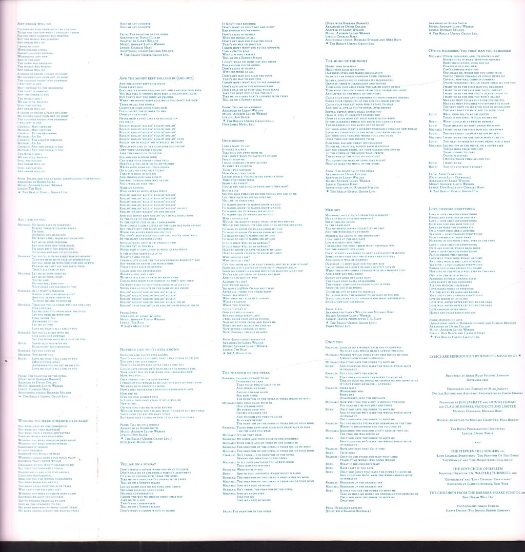 Michael Crawford - Performs Andrew Lloyd Webber - Lp