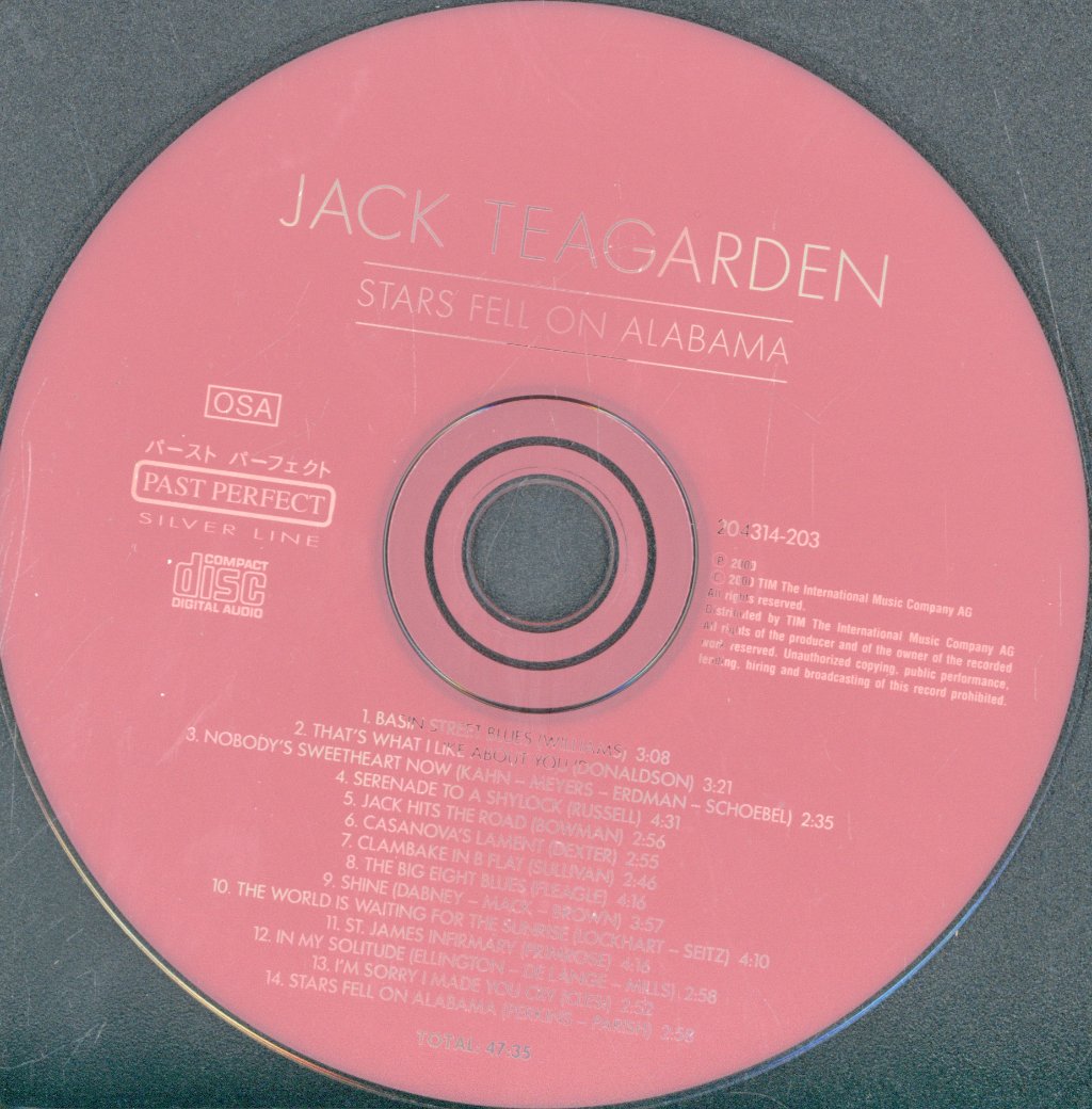 Jack Teagarden - Stars Fell On Alabama - Cd