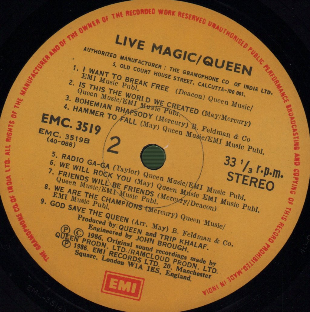 Queen - Live Magic - Lp