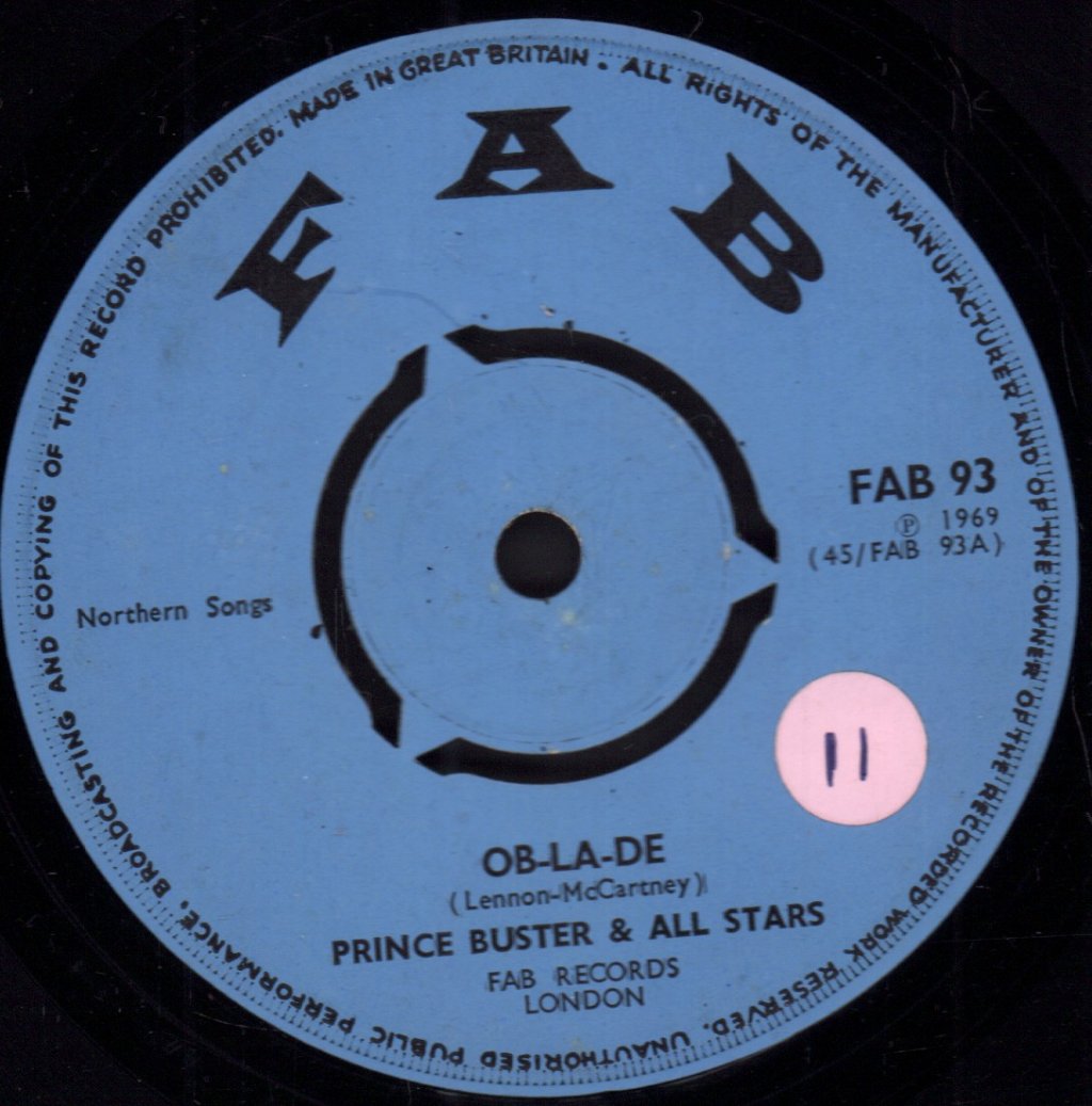 prince buster & all stars - Ob-La-De - 7 Inch