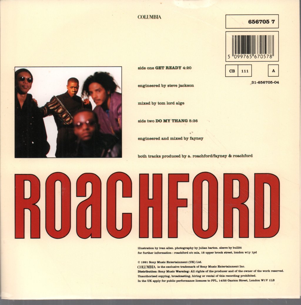 Roachford - Get Ready - 7 Inch