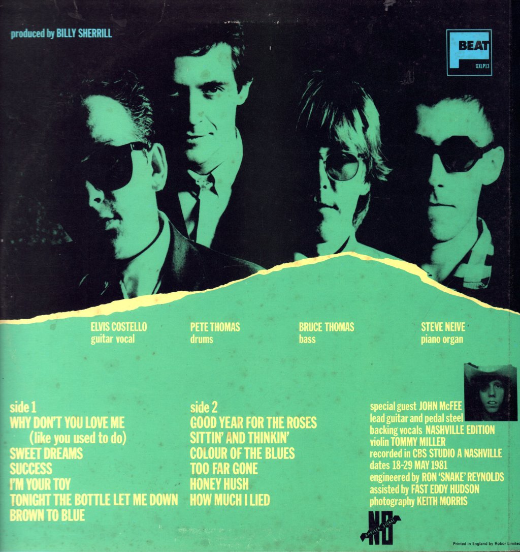 Elvis Costello And The Attractions - Almost Blue - Lp