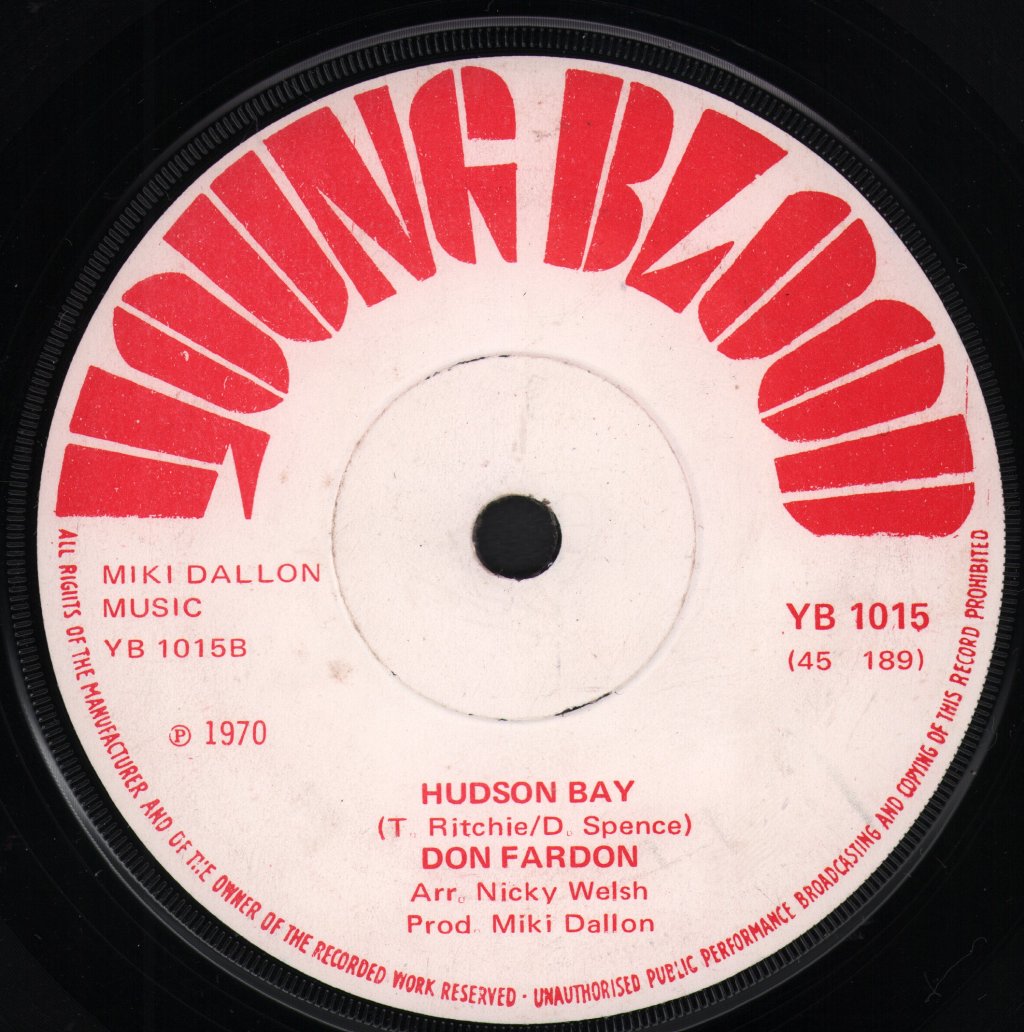 Don Fardon - Indian Reservation - 7 Inch