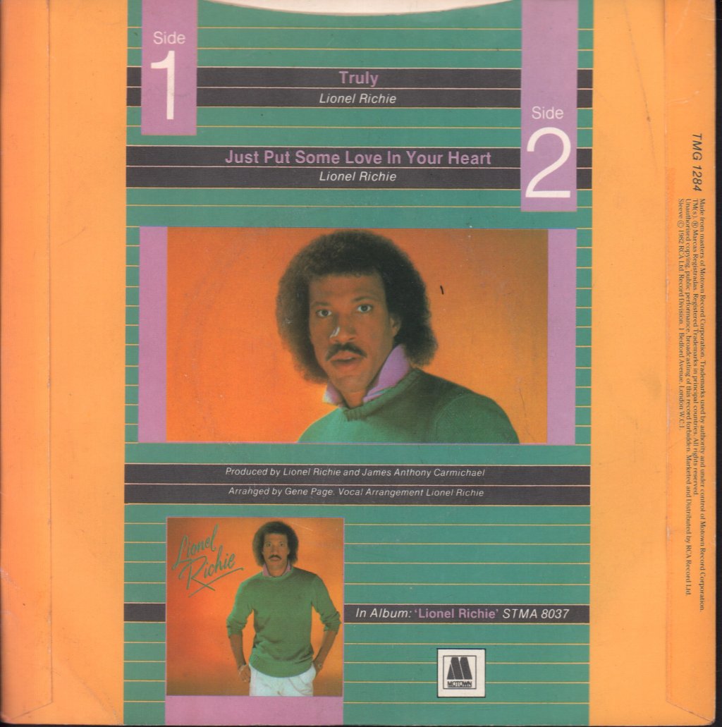 Lionel Richie - Truly - 7 Inch