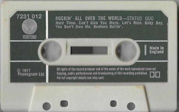 Status Quo - Rockin' All Over The World - Cassette