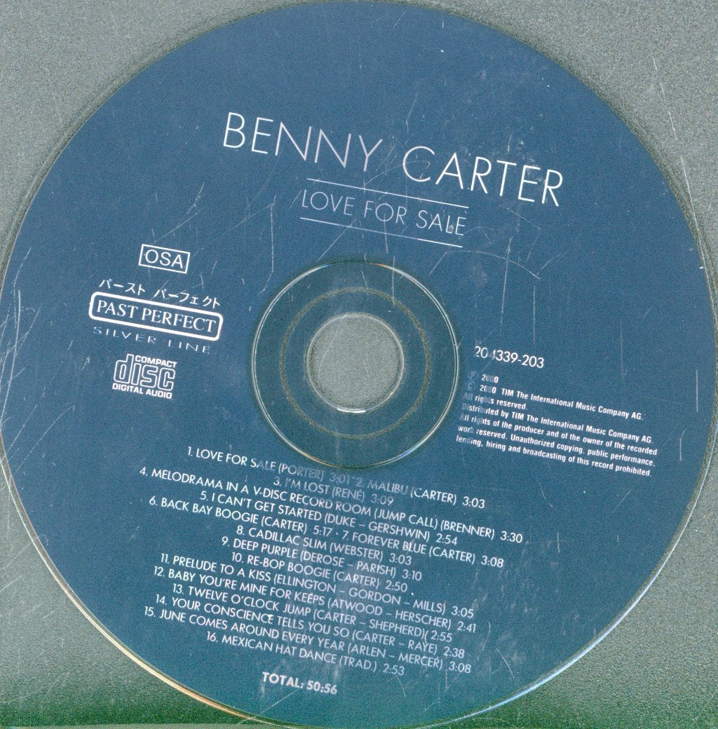 Benny Carter - Love For Sale - Cd