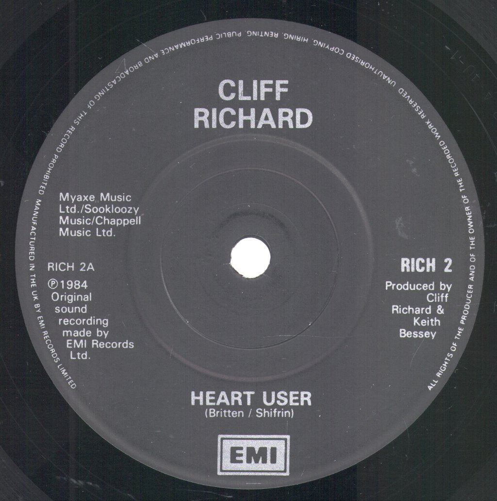 Cliff Richard - Heart User - 7 Inch