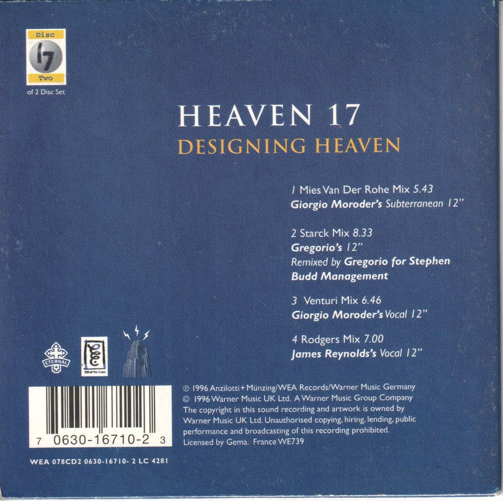 Heaven 17 - Designing Heaven - Cd