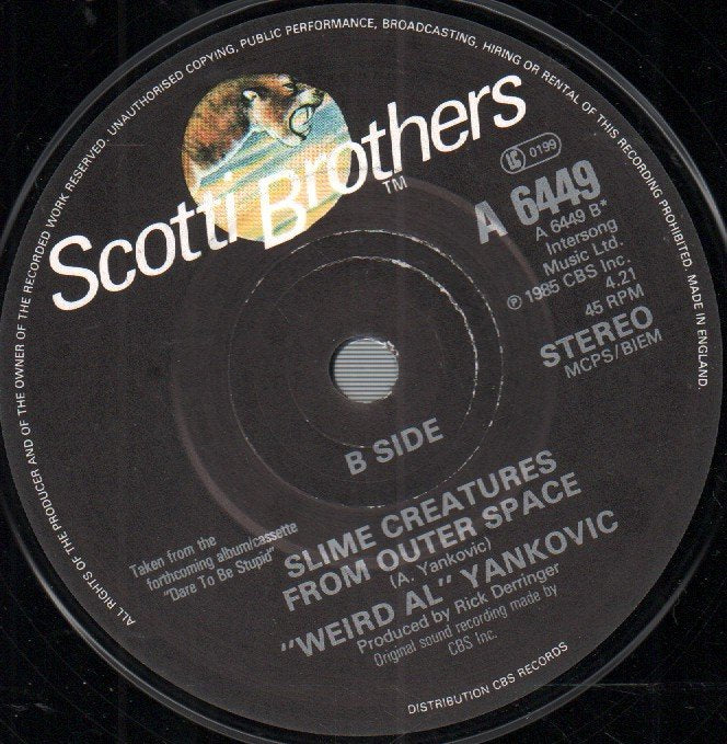Weird Al Yankovic - Like A Surgeon - 7 Inch
