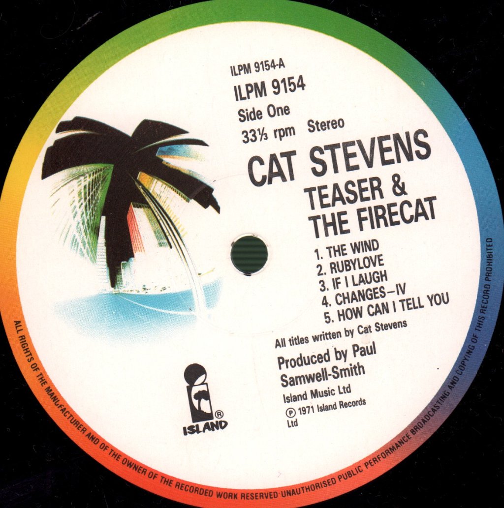 Cat Stevens - Teaser And The Firecat - Lp