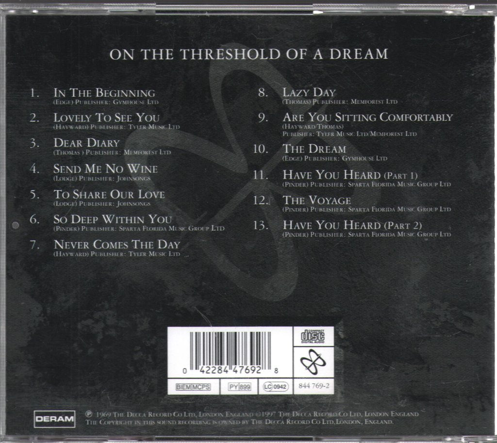 Moody Blues - On The Threshold Of A Dream - Cd