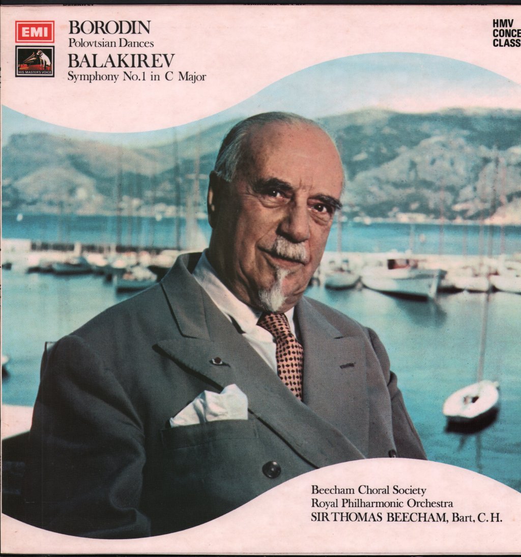Sir Thomas Beecham / Royal Philharmonic Orchestra / Beecham Choral Society - Borodin - Polovtsian Dances / Balakirev - Symphony No.1 In C Major - Lp