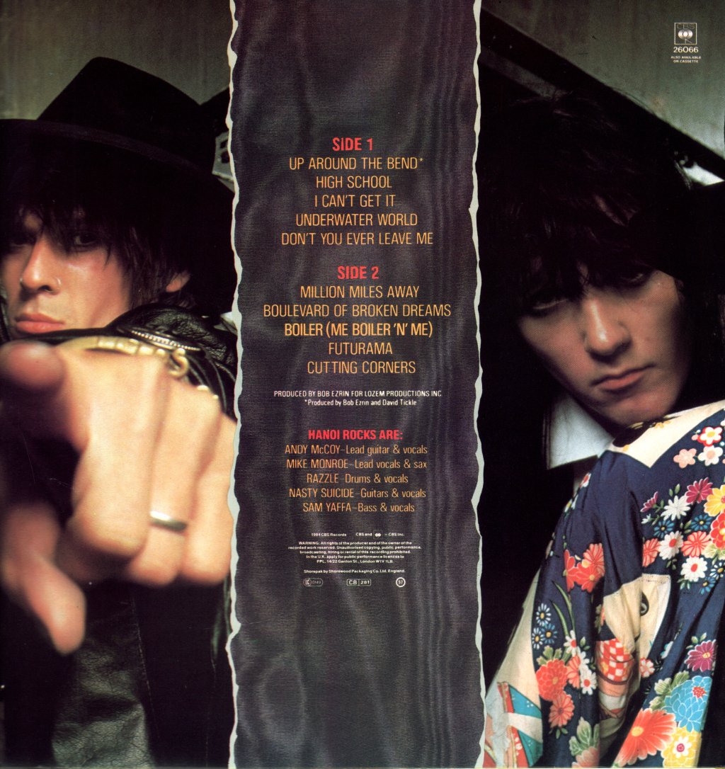 Hanoi Rocks - Two Steps From The Move - Lp