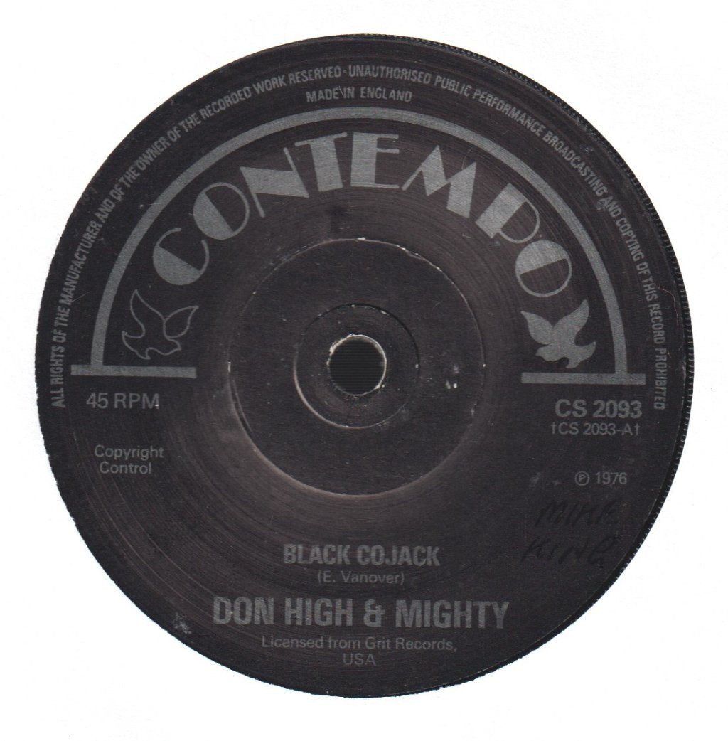 Don High And Mighty - Black Cojack - 7 Inch